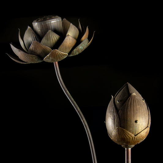 BRONZE LOTUS FLOWER