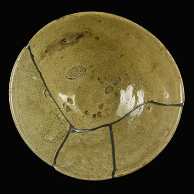LACQUER REPAIRED BOWL